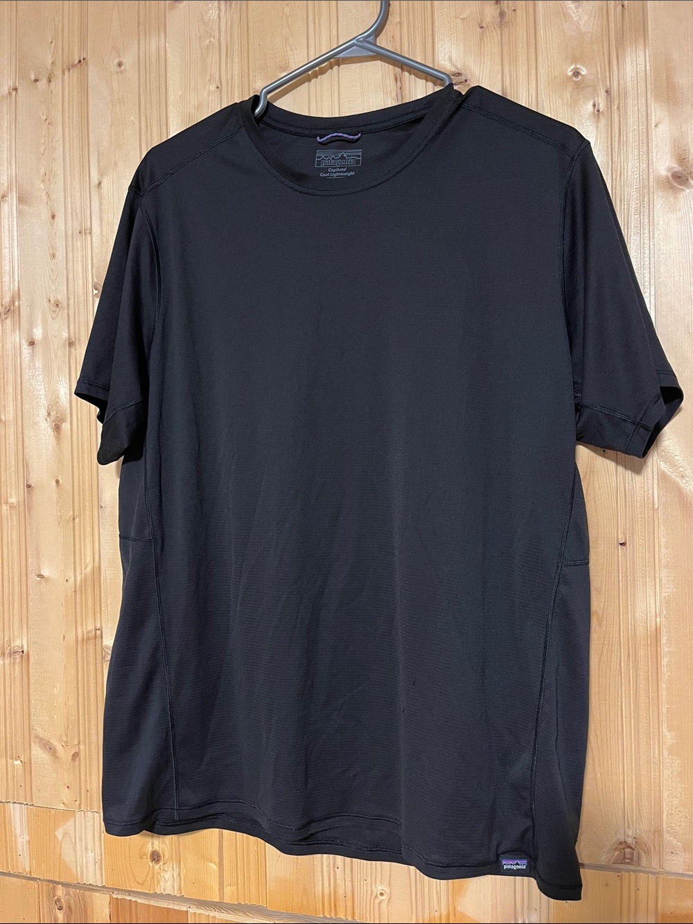 Patagonia Black Short-Sleeve Performance Tee